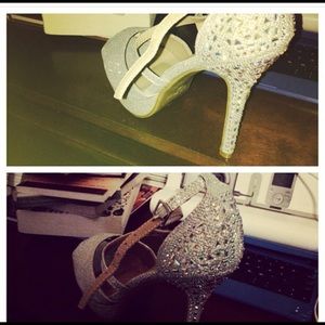 Stilettos with all the bling!!